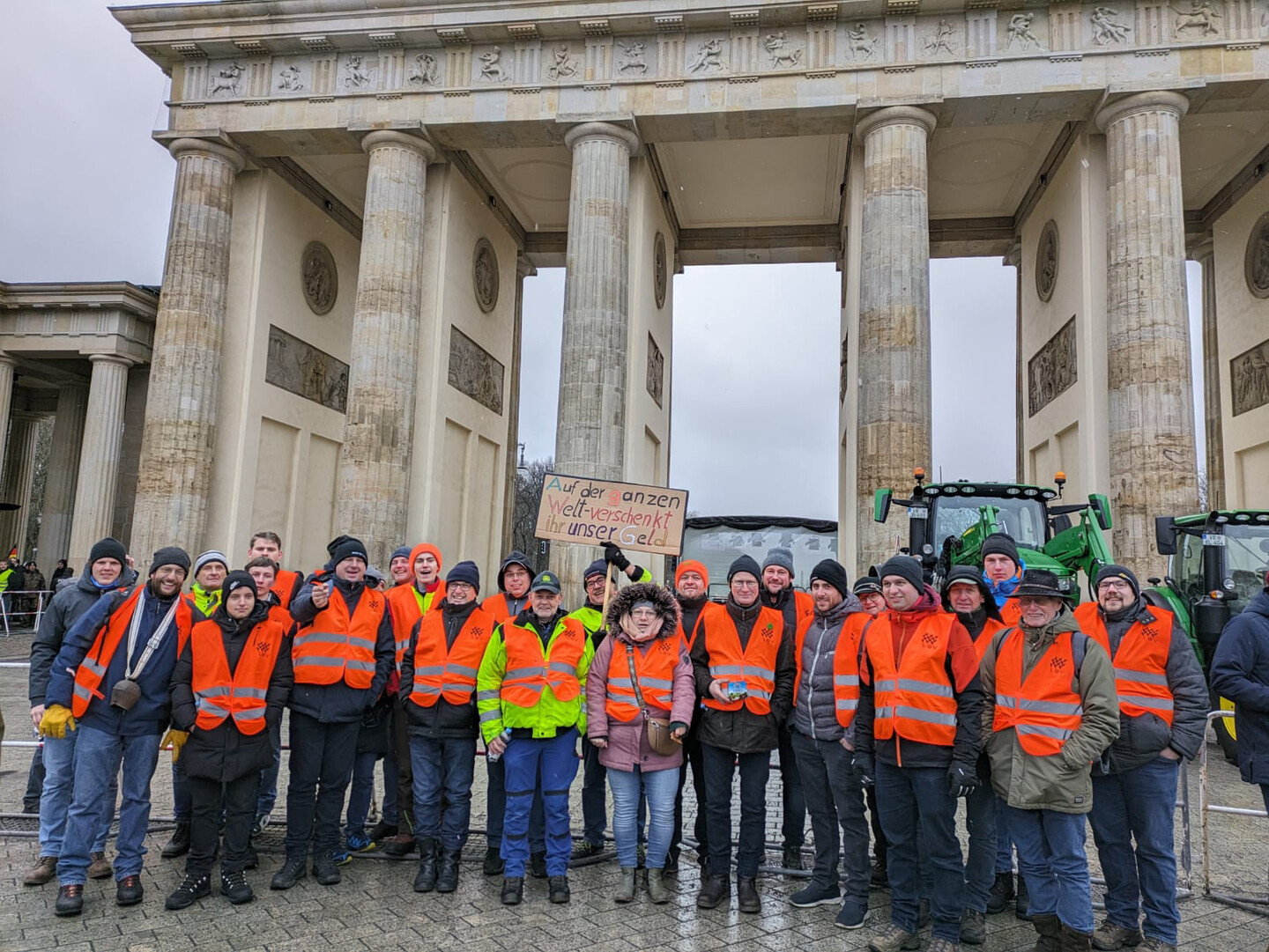 Grodemonstration Berlin 15. Januar 2024